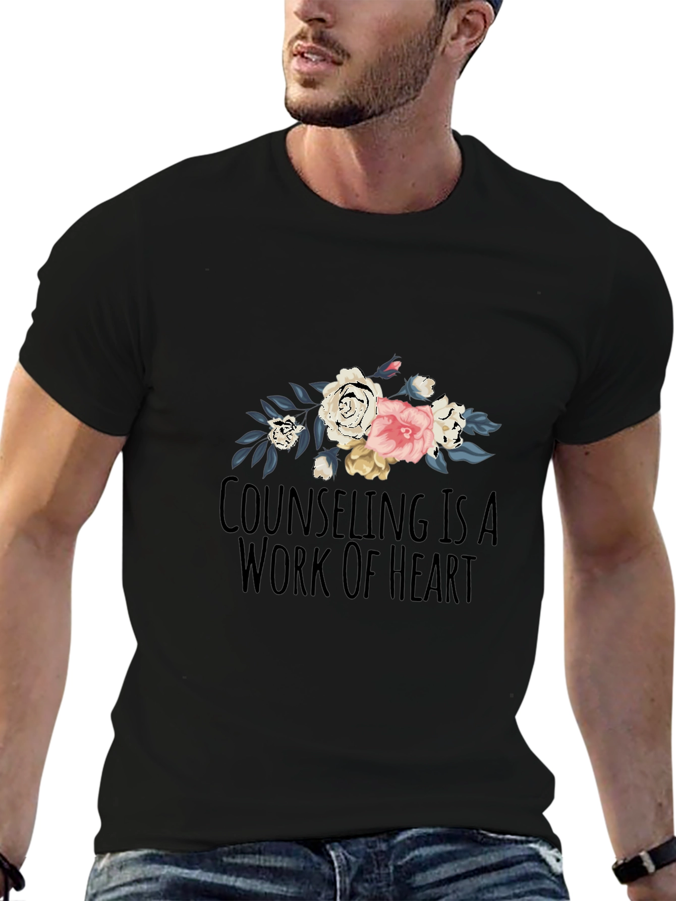 Counseling is a Work of Heart Graphic Tee