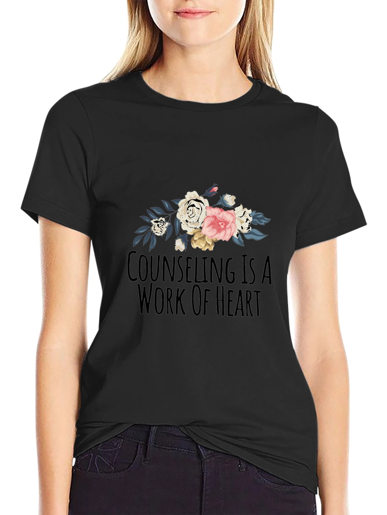 Counseling is a Work of Heart Graphic Tee