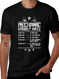 Mechanic Hourly Rate Funny Graphic T-Shirt