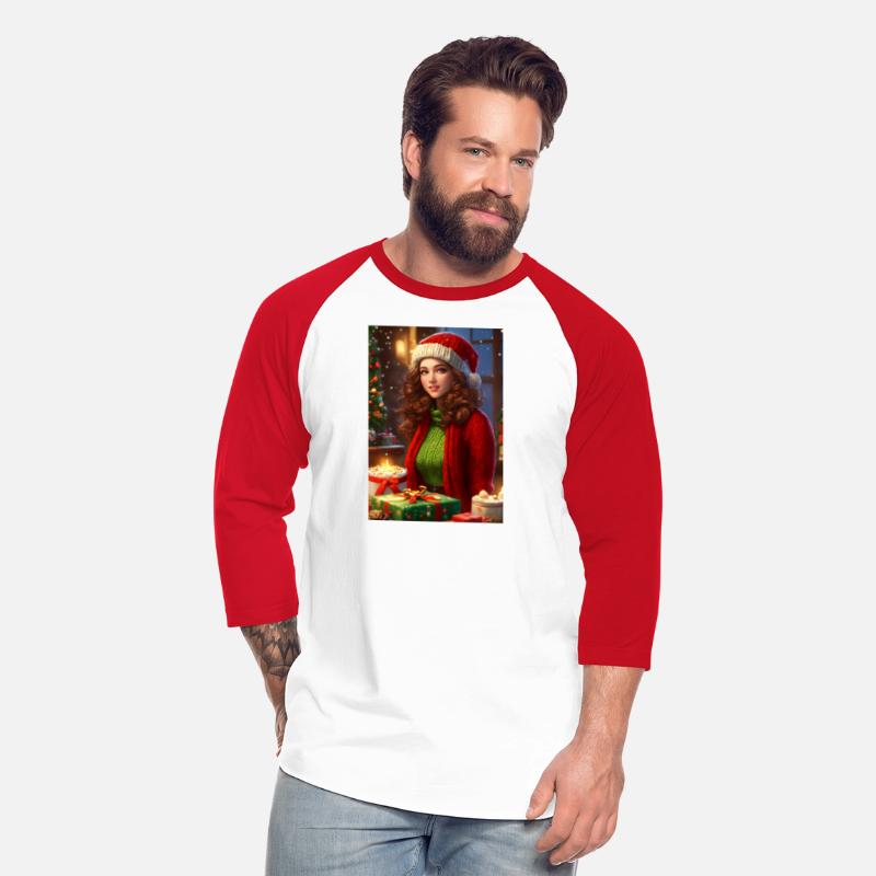 A Christmas Pinup: A Stunning Portrait of a Beauti