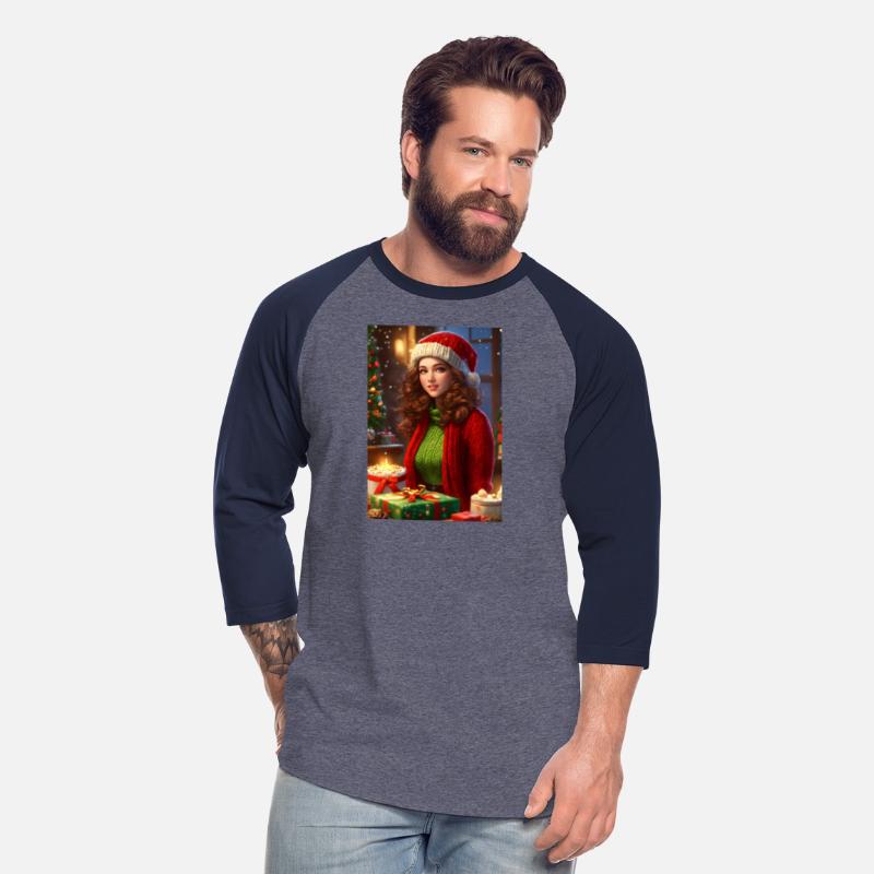 A Christmas Pinup: A Stunning Portrait of a Beauti