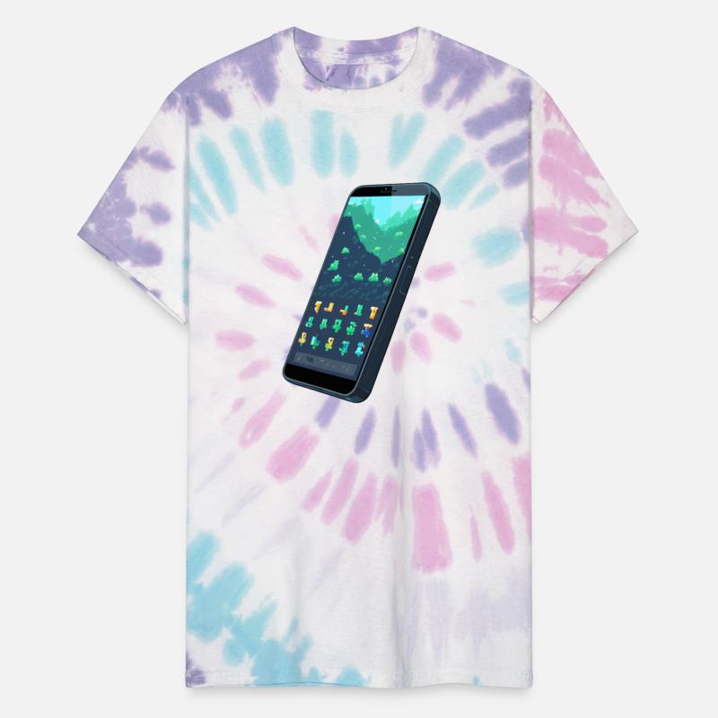 A pixel art of a mobile