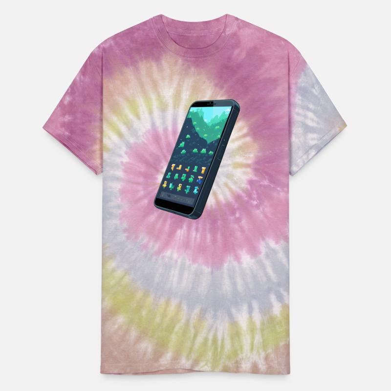 A pixel art of a mobile