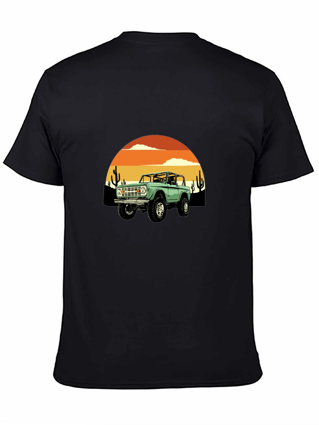 Retro Bronco Desert Sunset Graphic Tee