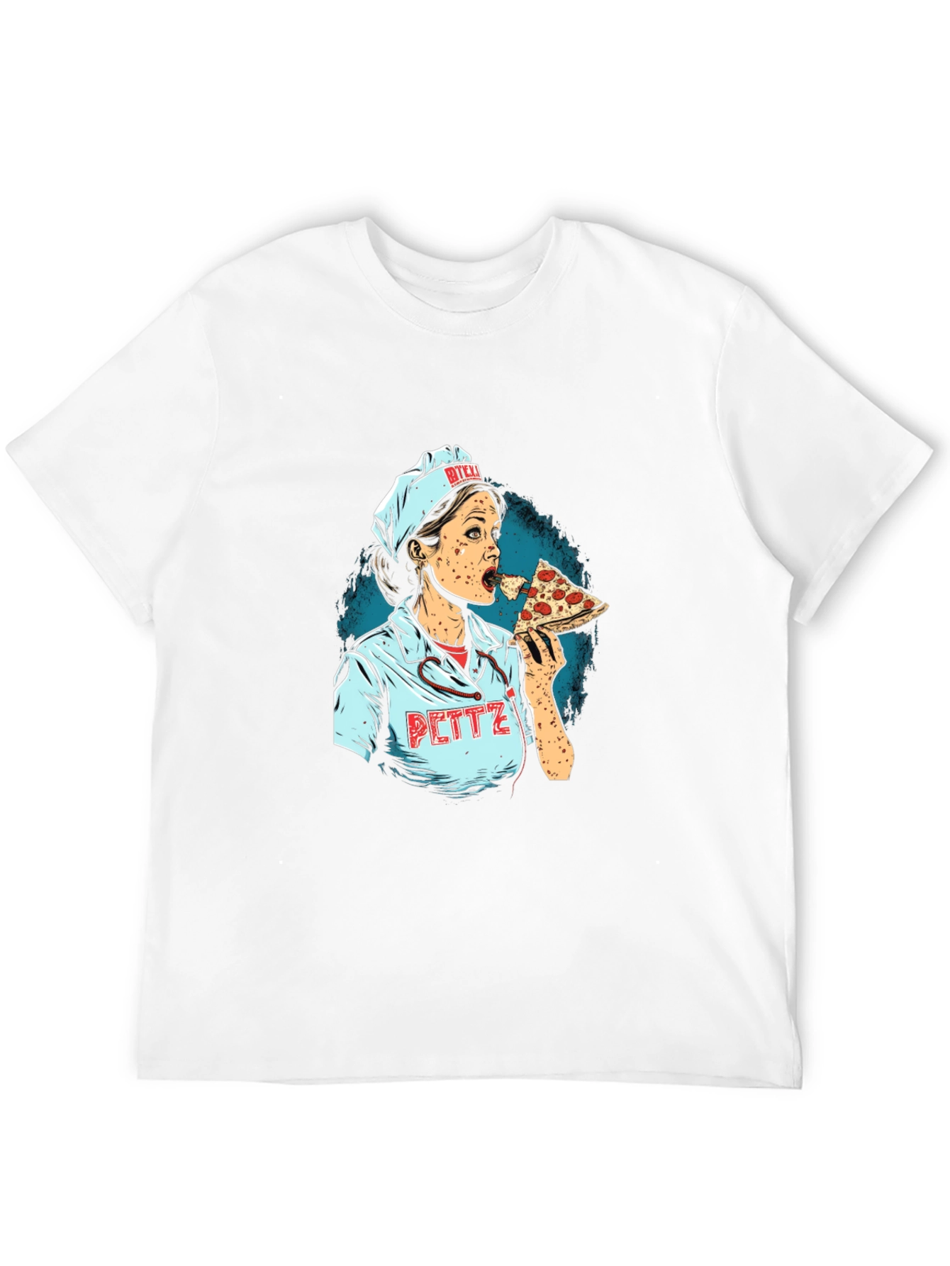 Pizza Nurse Graphic T-Shirt