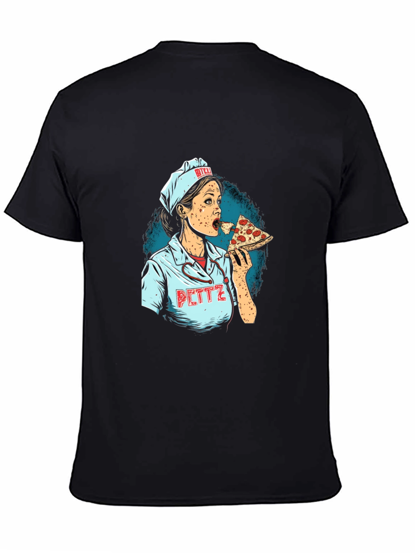 Pizza Nurse Graphic T-Shirt