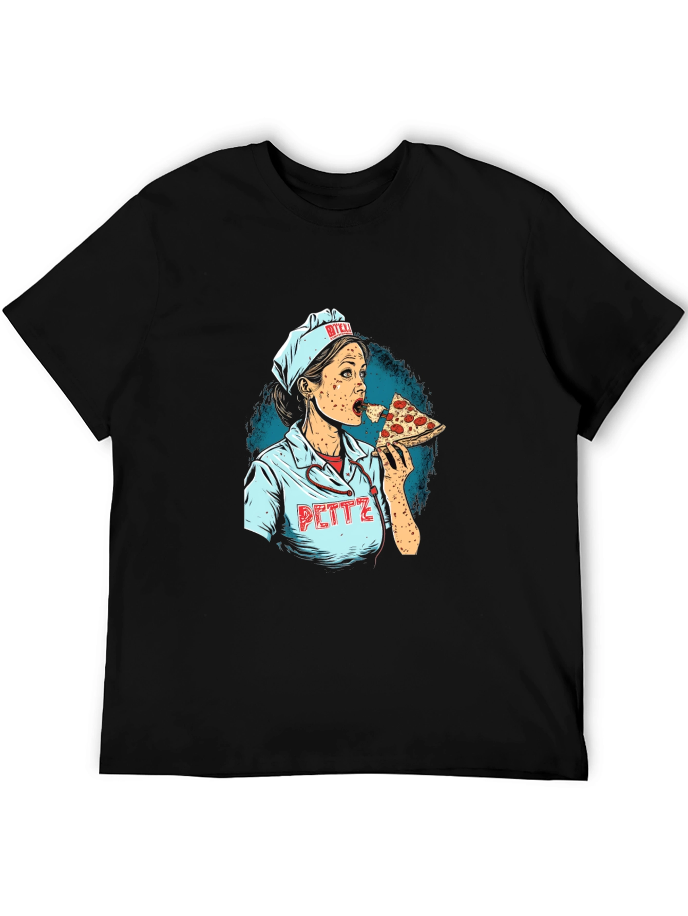 Pizza Nurse Graphic T-Shirt