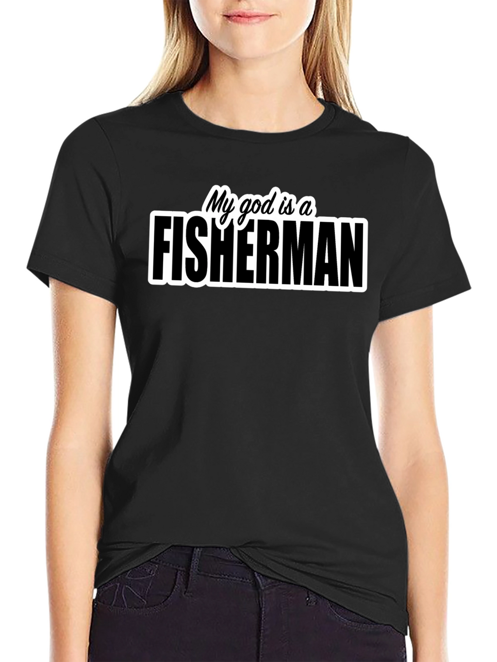 My God is a Fisherman Graphic T-Shirt