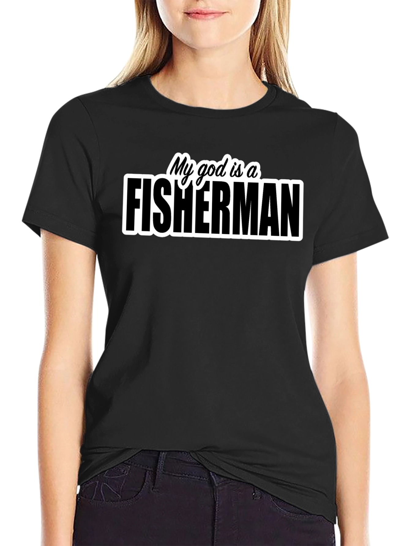 My God is a Fisherman Graphic T-Shirt
