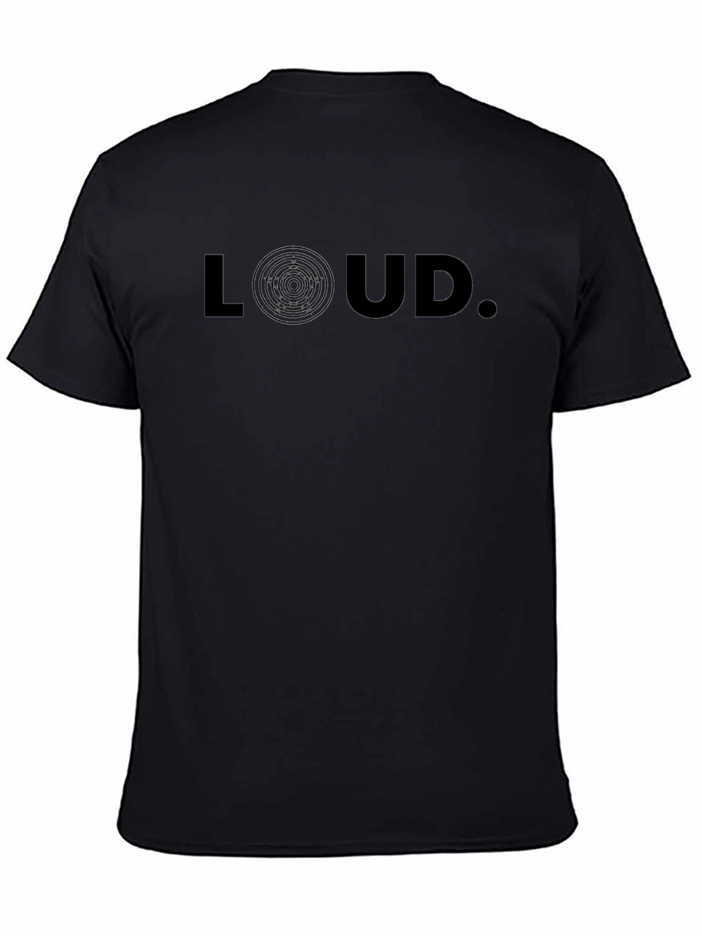 LOUD Graphic Print Black T-Shirt - Stylish & Modern