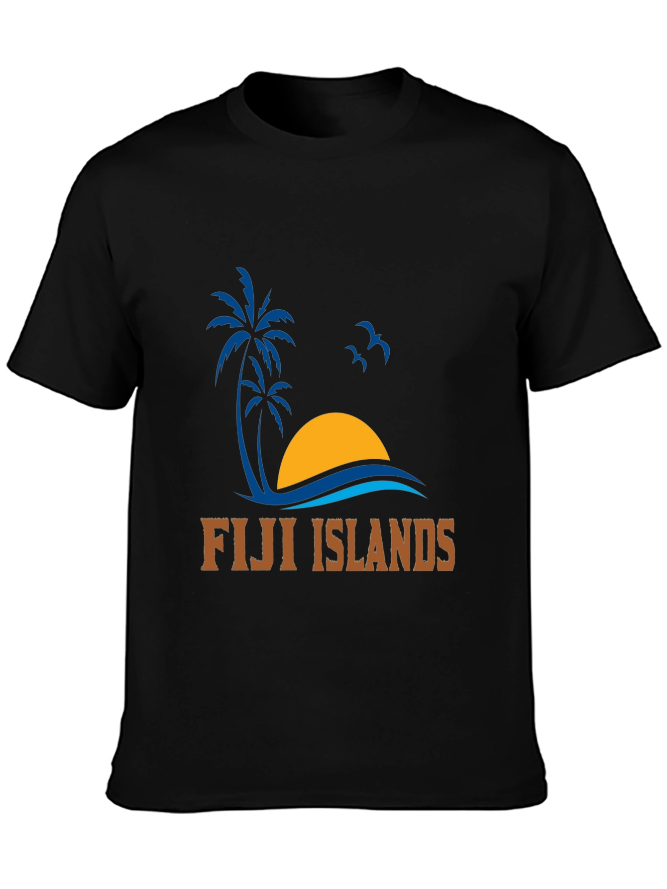 Fiji Islands Graphic Tee - Tropical Vacation T-Shirt