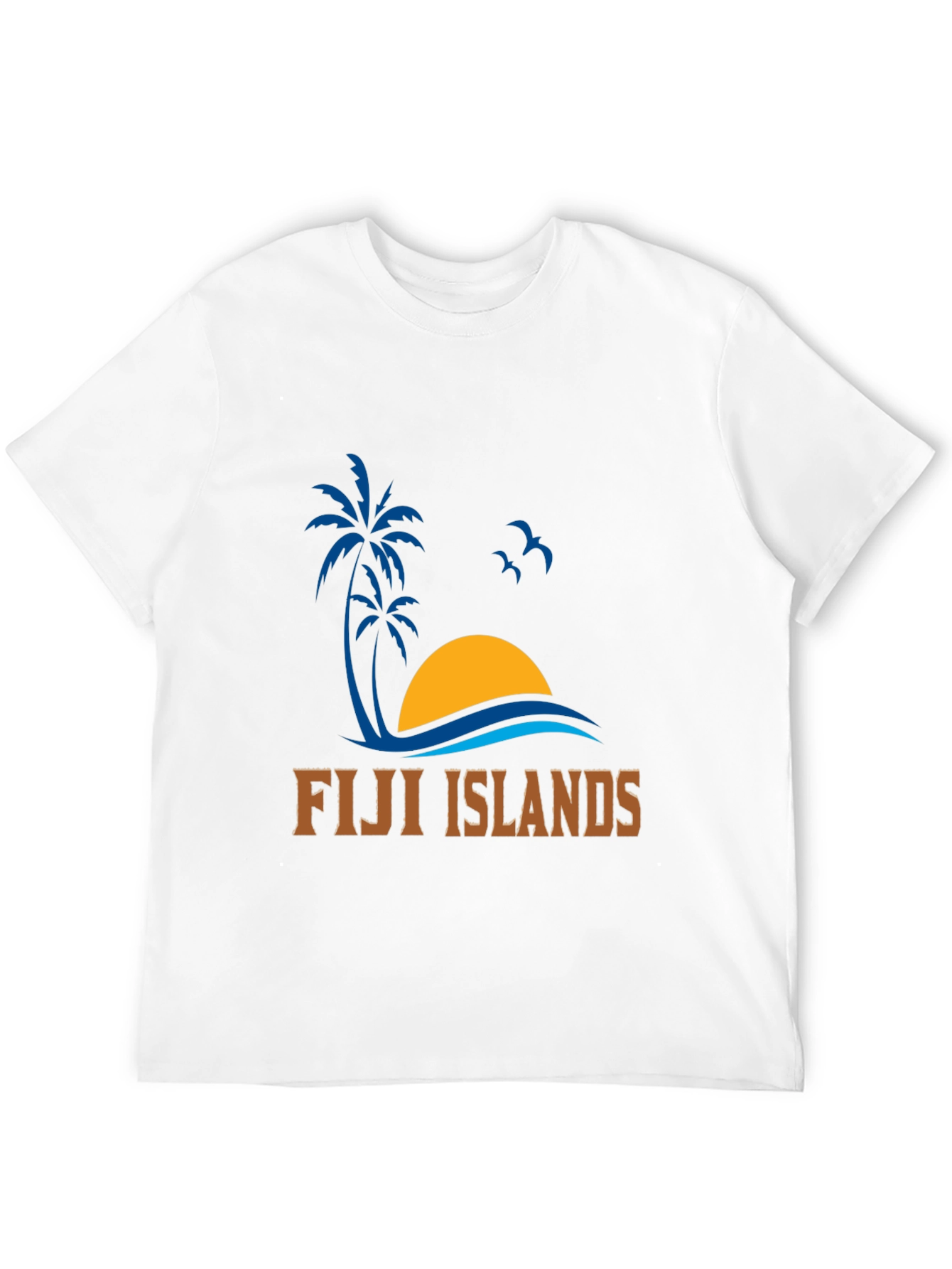 Fiji Islands Graphic Tee - Tropical Vacation T-Shirt