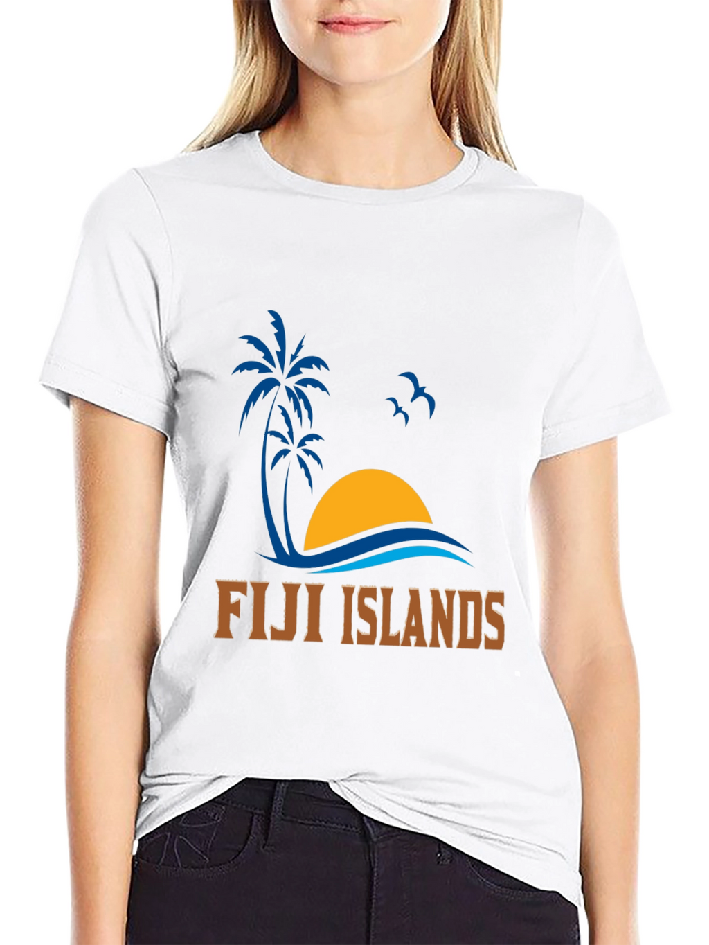 Fiji Islands Graphic Tee - Tropical Vacation T-Shirt