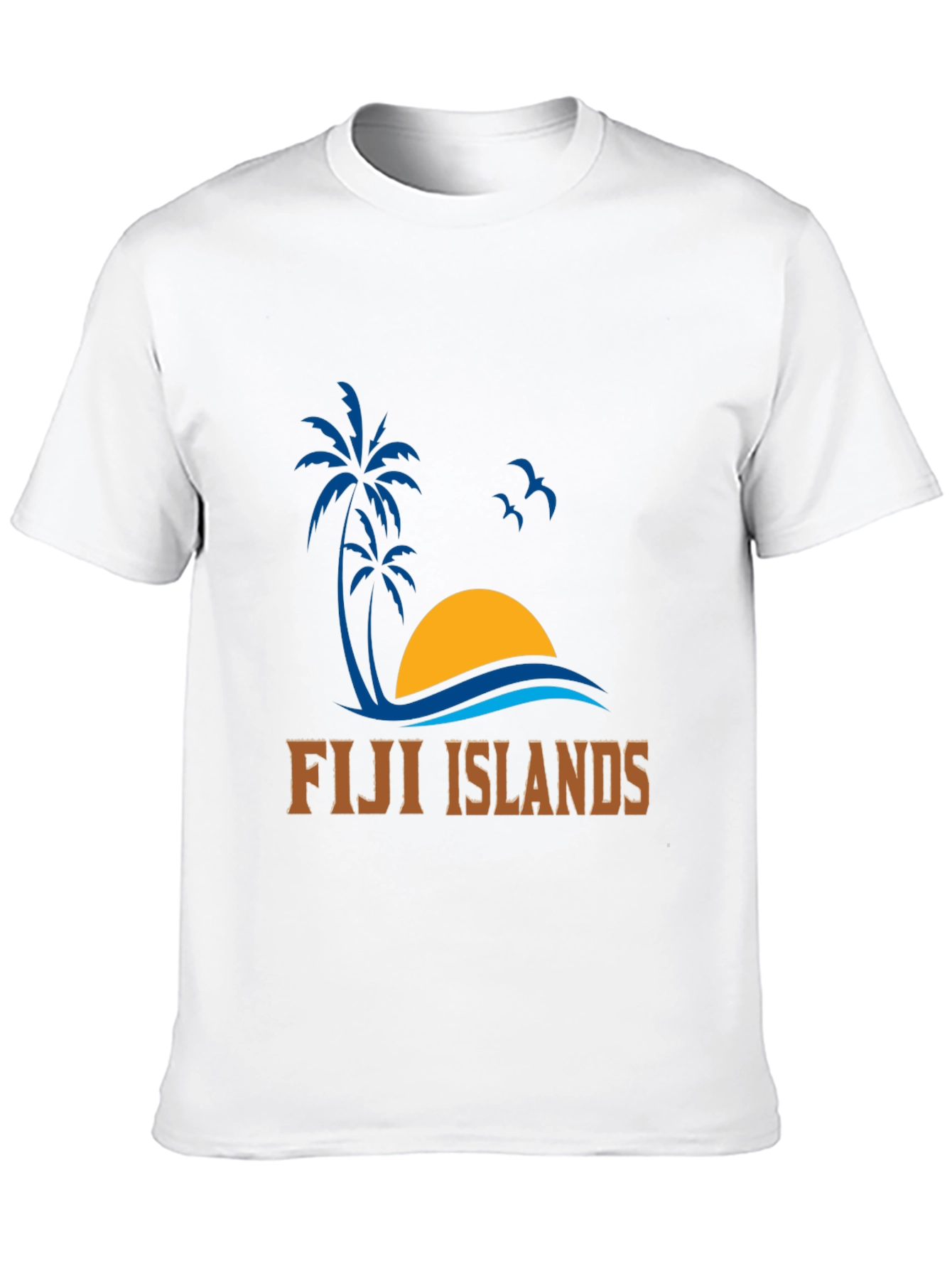 Fiji Islands Graphic Tee - Tropical Vacation T-Shirt