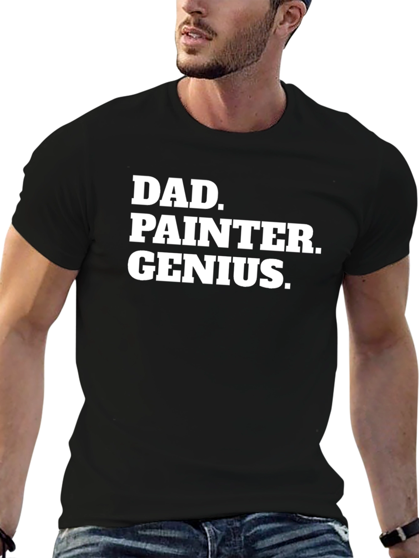 Dad Painter Genius T-Shirt - Funny Fathers Day Gift