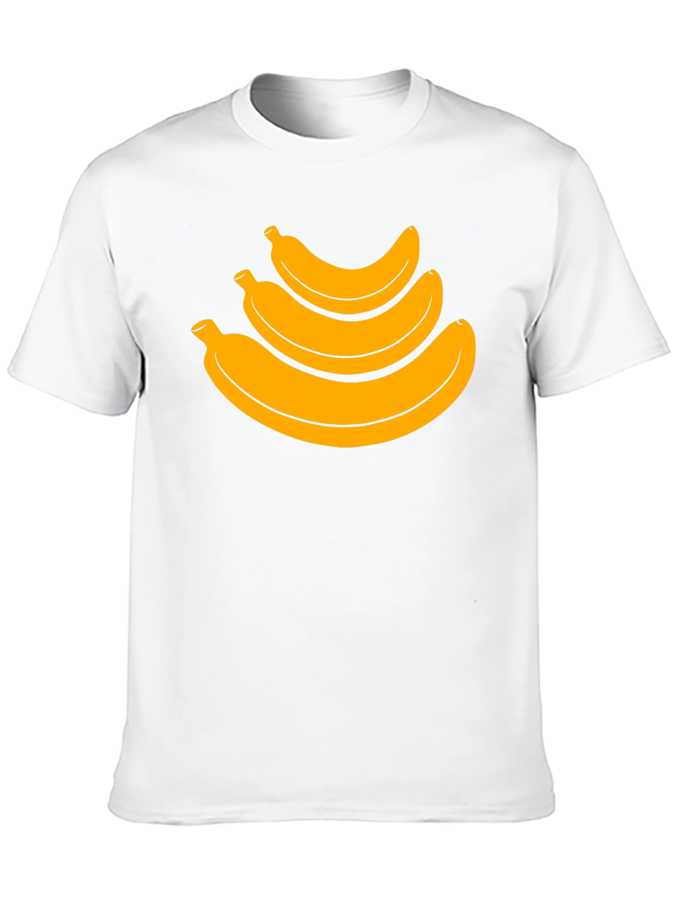 Banana Stack Graphic Tee - Casual Black T-Shirt