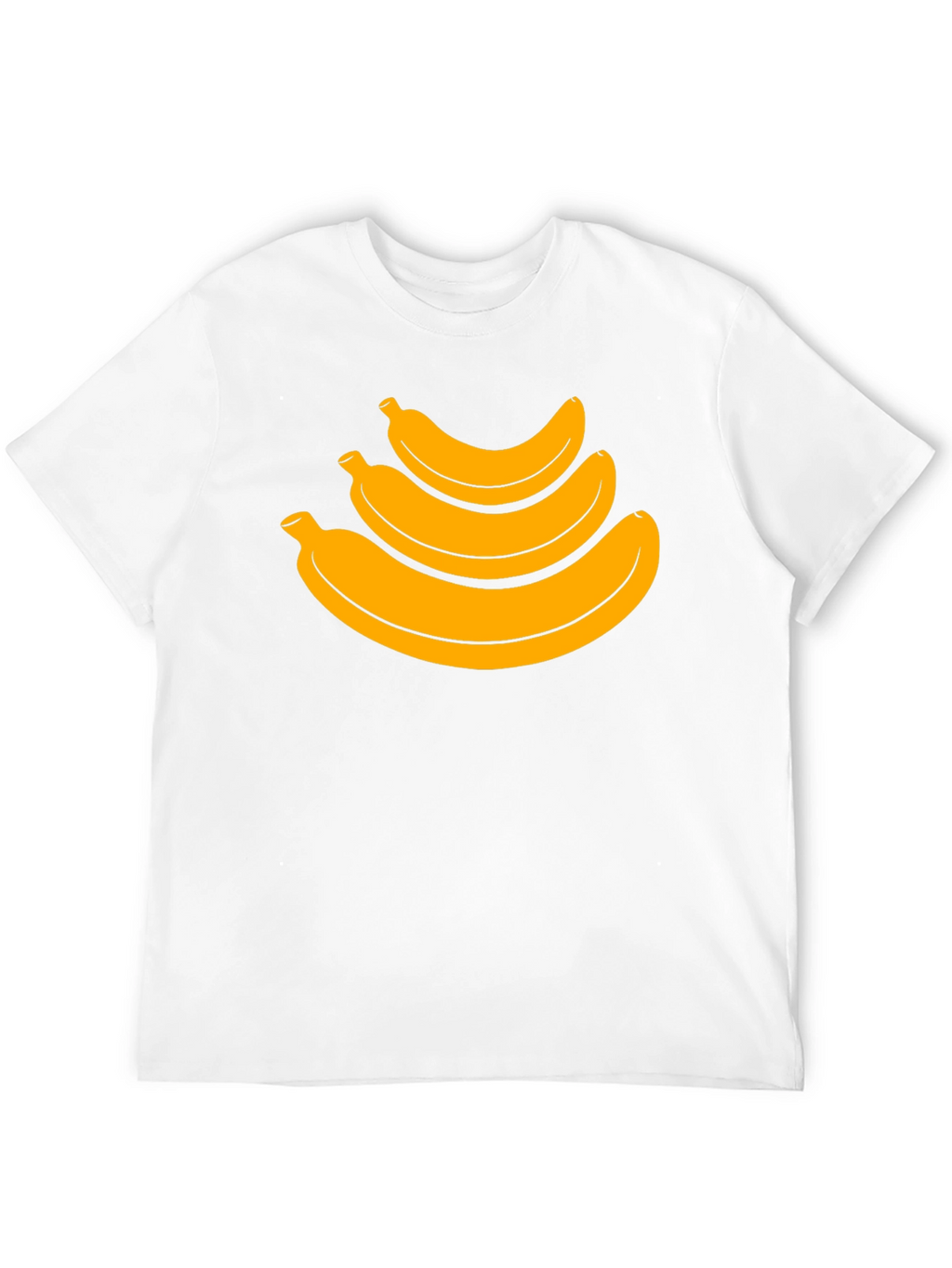 Banana Stack Graphic Tee - Casual Black T-Shirt