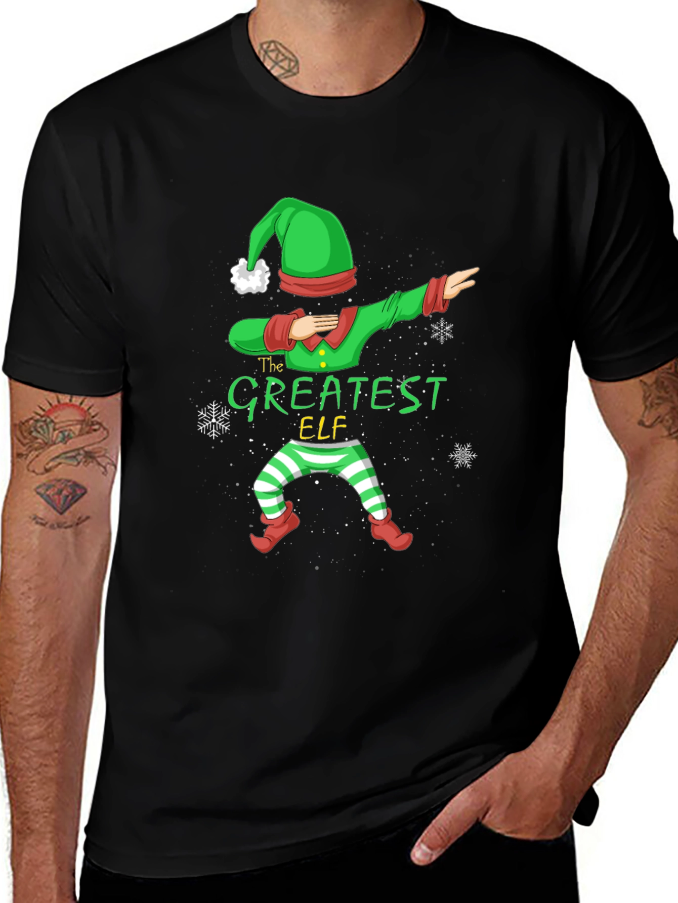 Greatest Elf Dabbing Christmas T-Shirt