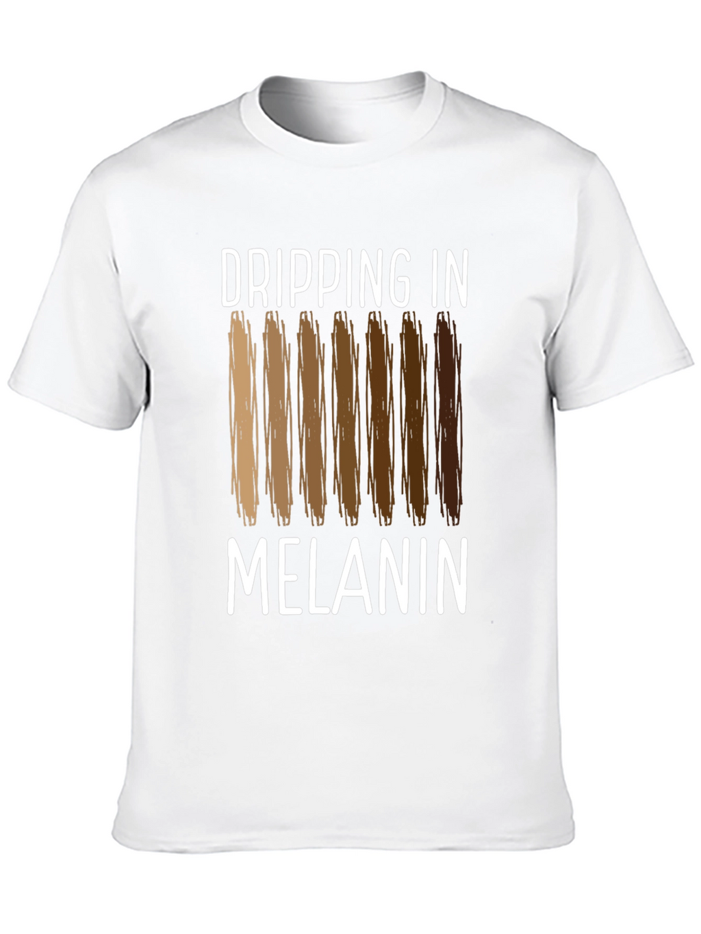 Dripping in Melanin Graphic Tee - Black