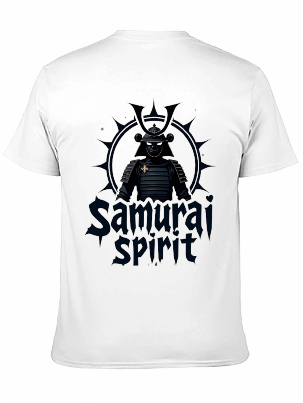 Samurai Spirit Graphic Black T-Shirt