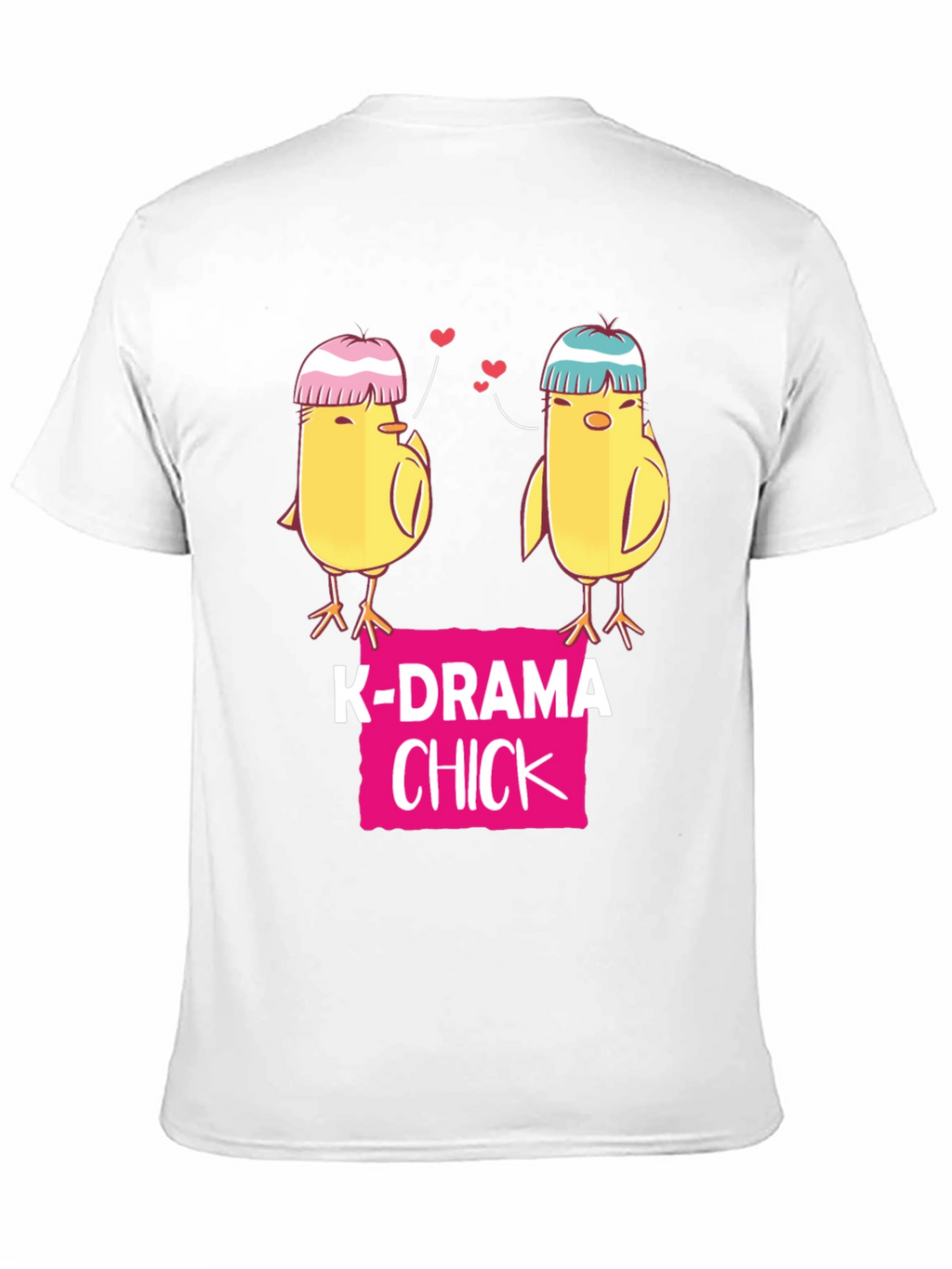 K-Drama Chick Graphic Tee - Cute K-Pop Lover Shirt