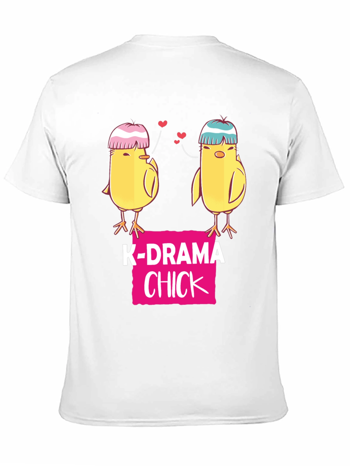 K-Drama Chick Graphic Tee - Cute K-Pop Lover Shirt