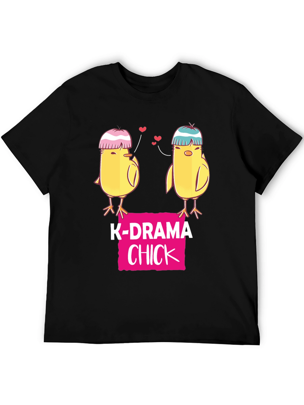 K-Drama Chick Graphic Tee - Cute K-Pop Lover Shirt