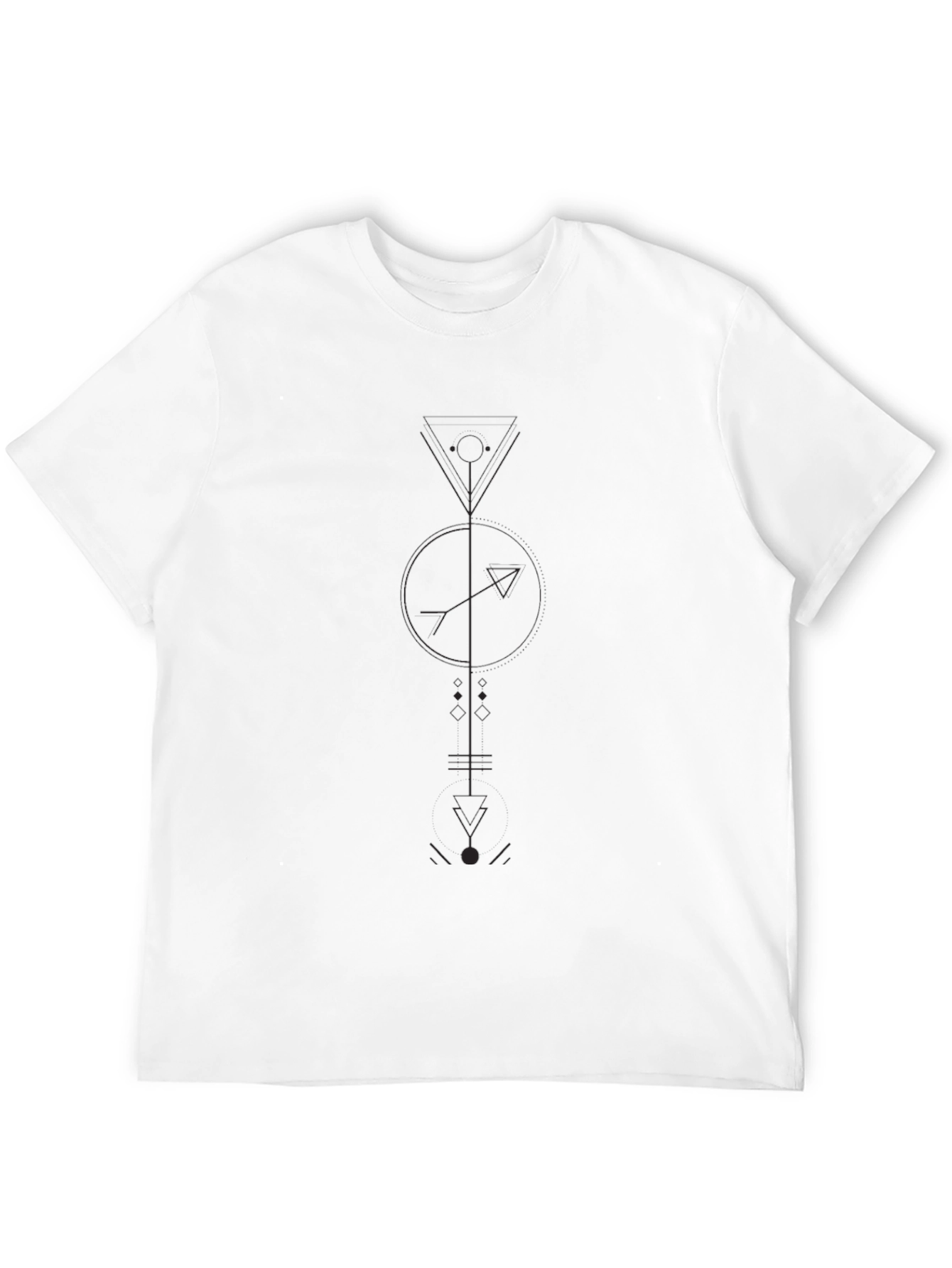Mens Black Short Sleeve Graphic T-Shirt