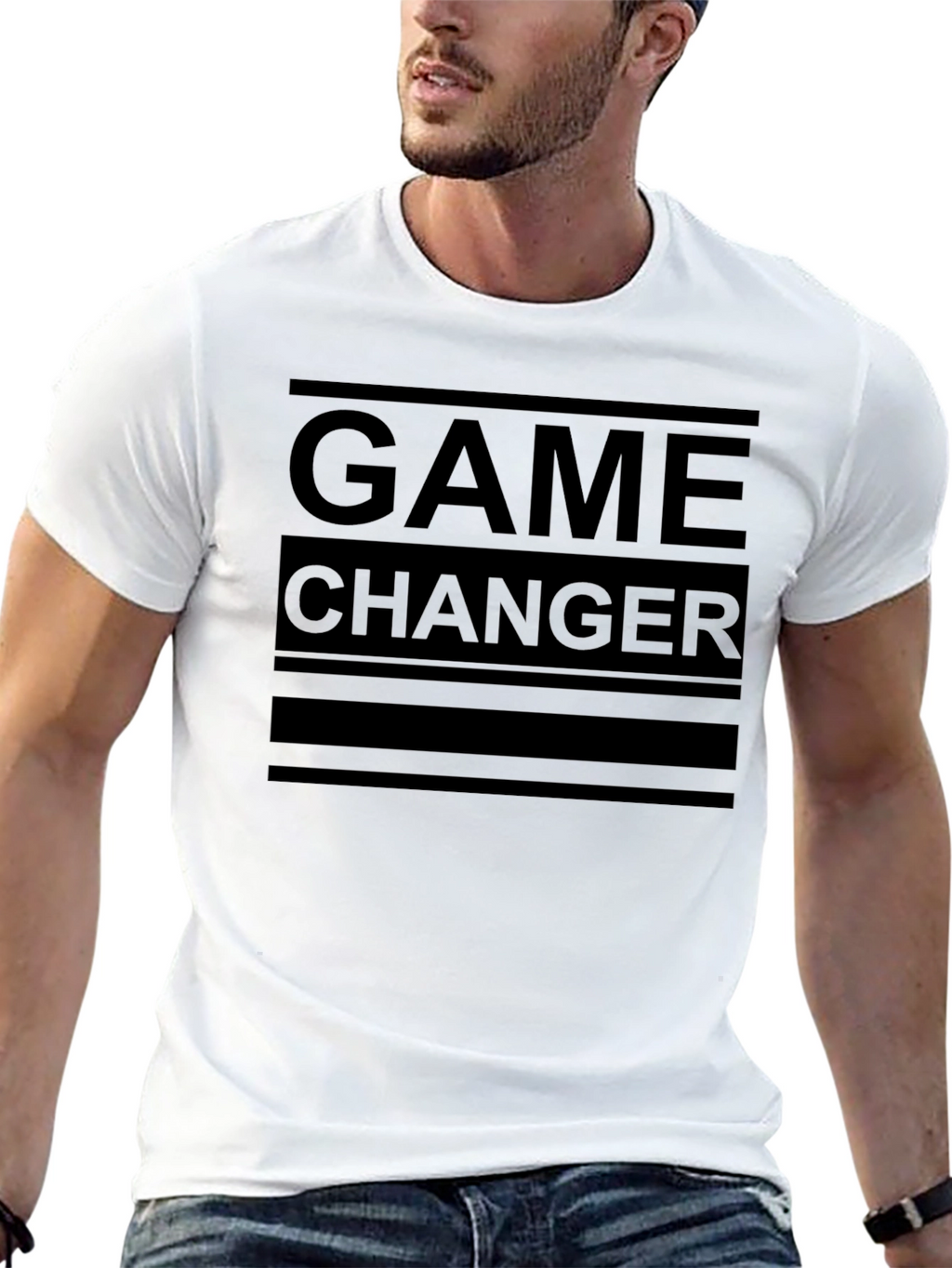 Game Changer Black Graphic Tee