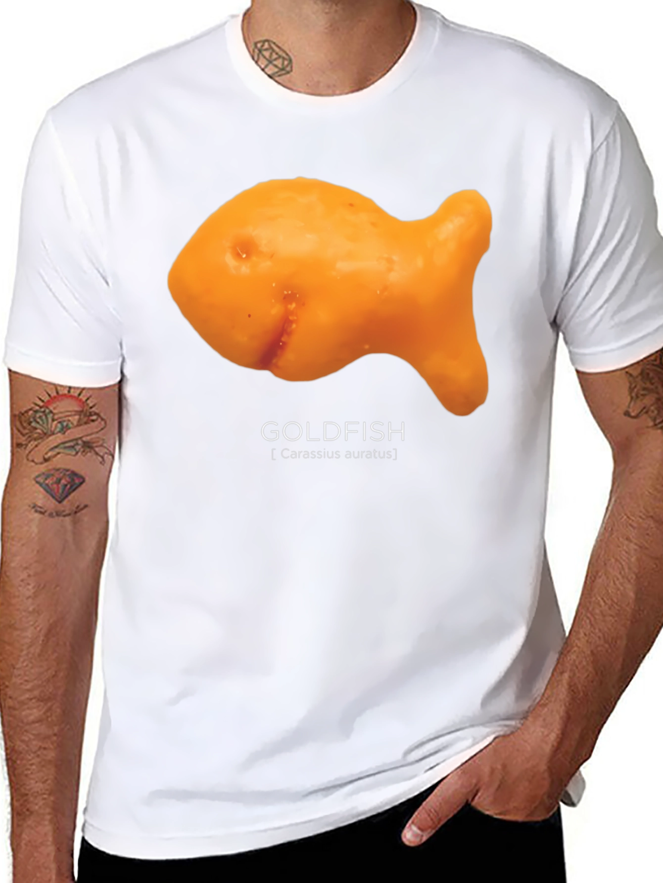 Goldfish Cracker T-Shirt - Funny Snack Tee