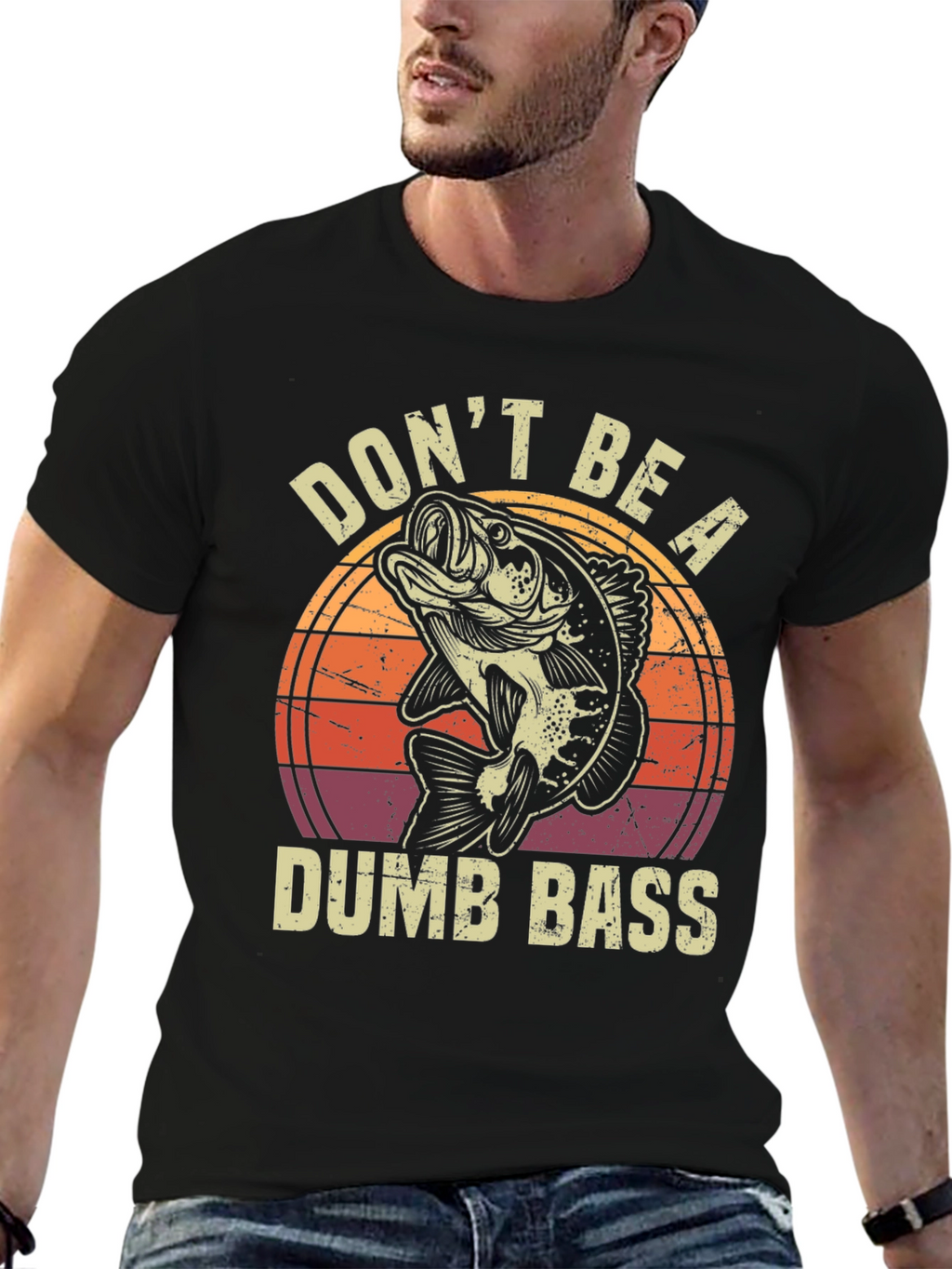 Dont Be A Dumb Bass Graphic T-Shirt