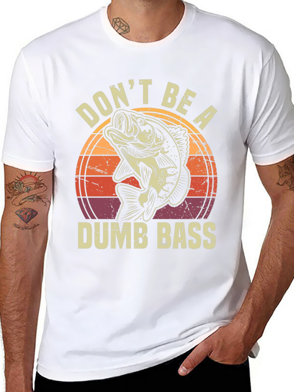 Dont Be A Dumb Bass Graphic T-Shirt
