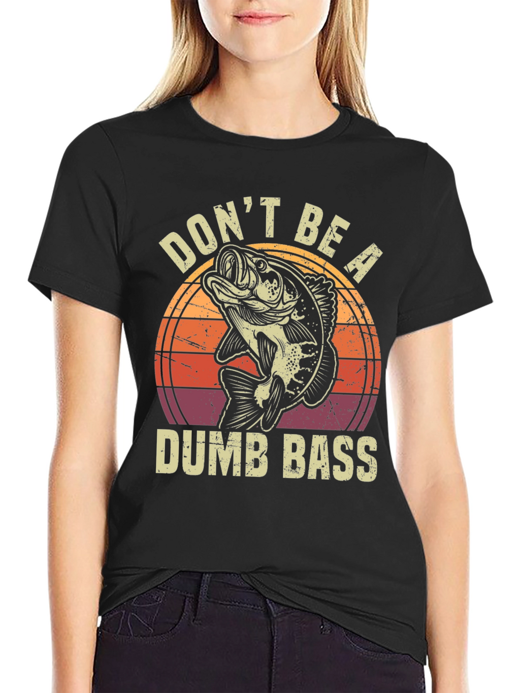 Dont Be A Dumb Bass Graphic T-Shirt