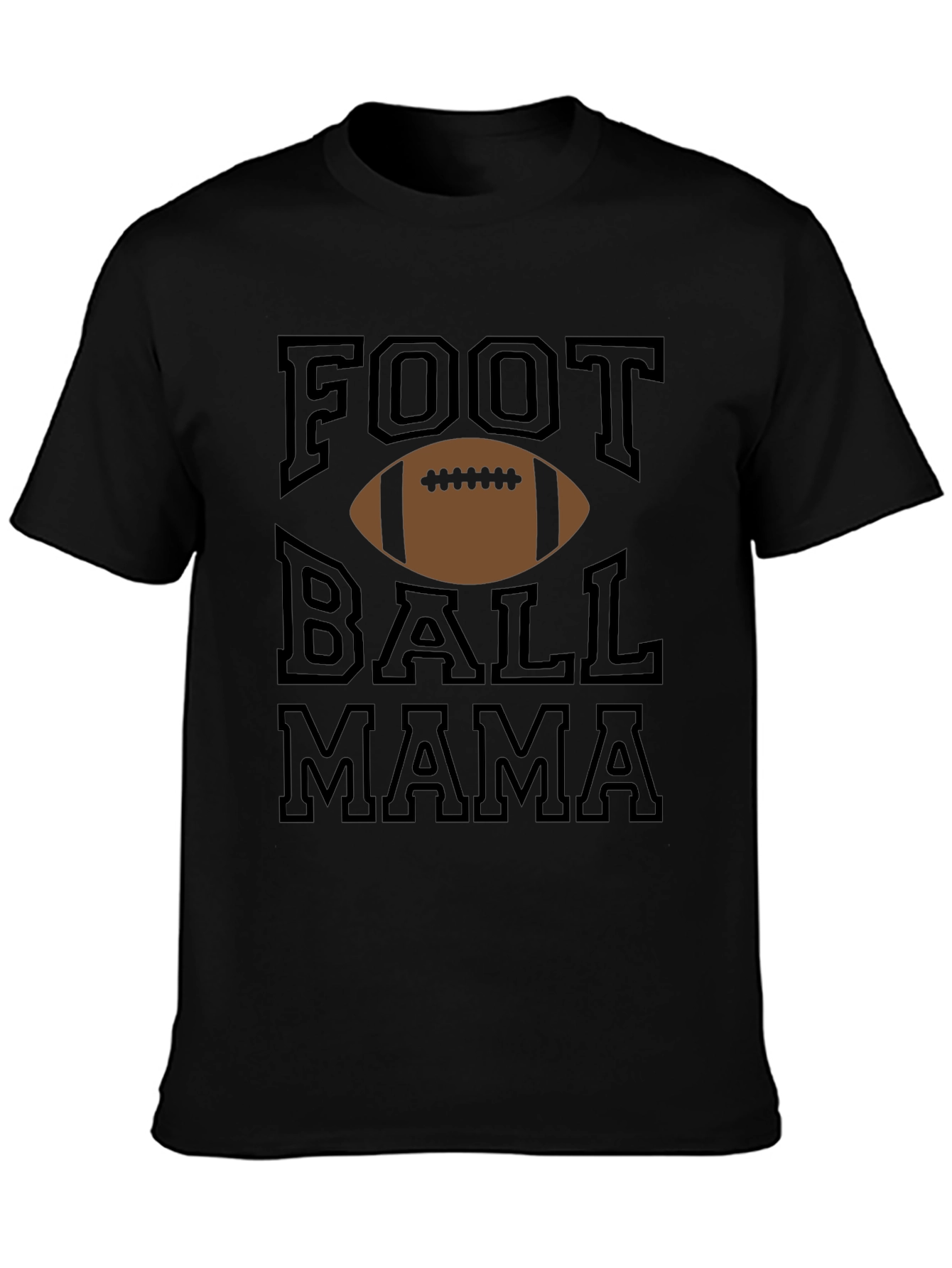 Football Mama Graphic T-Shirt