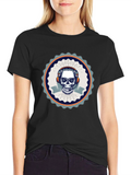 Skull Gamer T-Shirt - Black Cotton Tee
