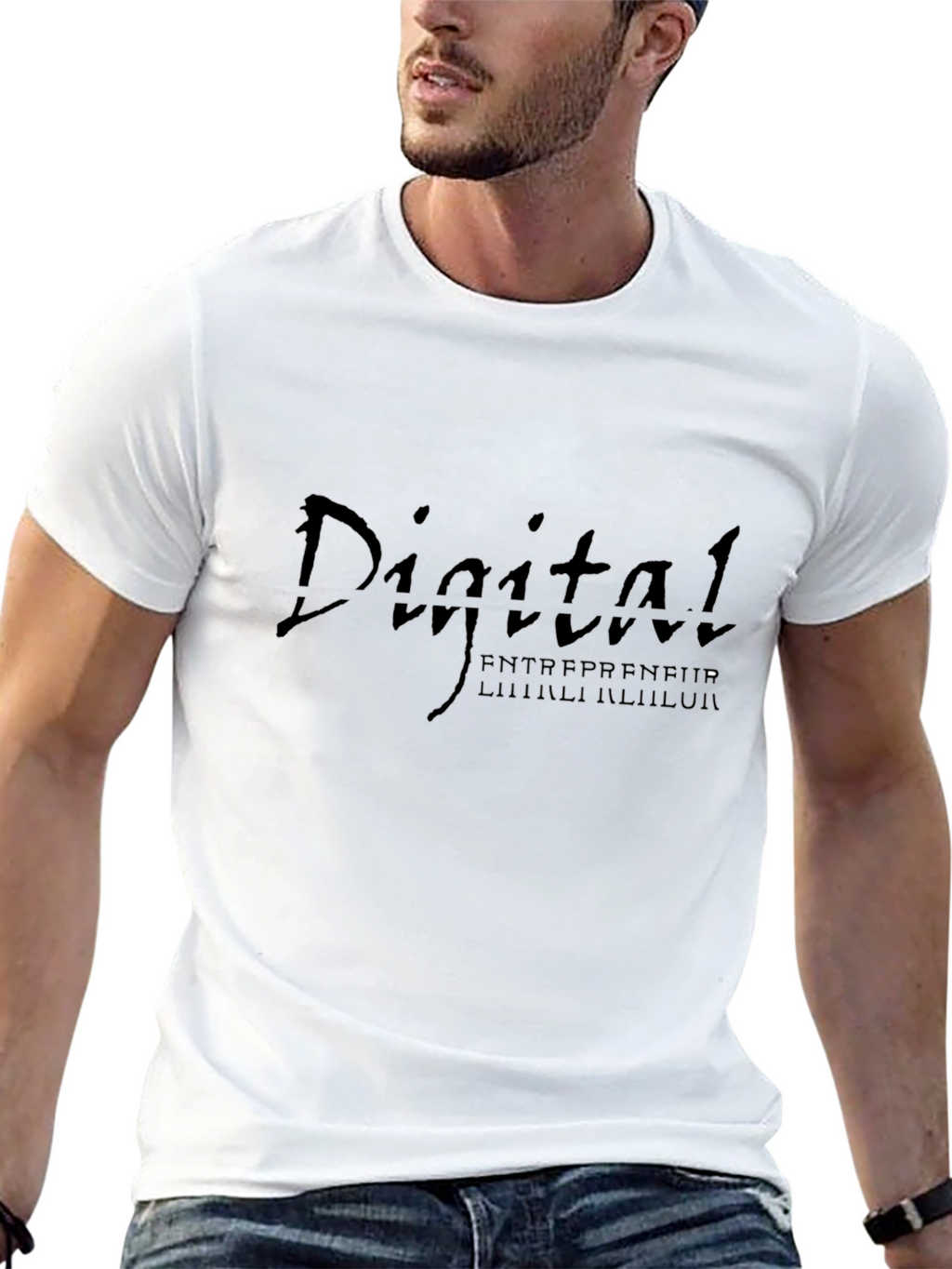 Digital Entrepreneur Graphic Tee - Black
