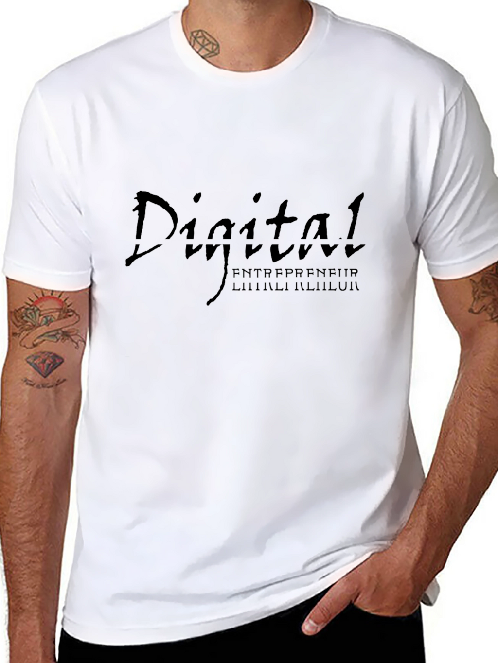 Digital Entrepreneur Graphic Tee - Black