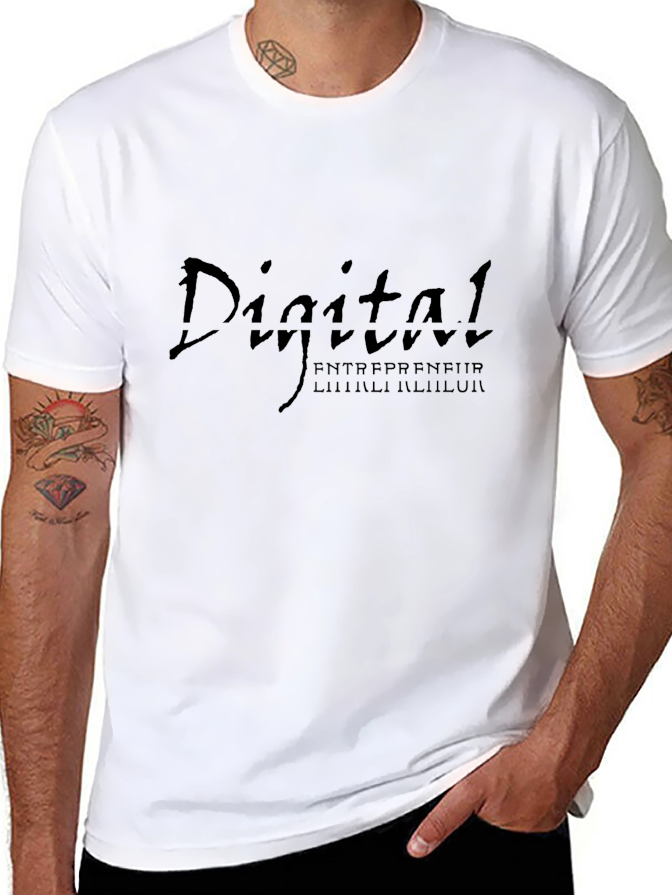 Digital Entrepreneur Graphic Tee - Black