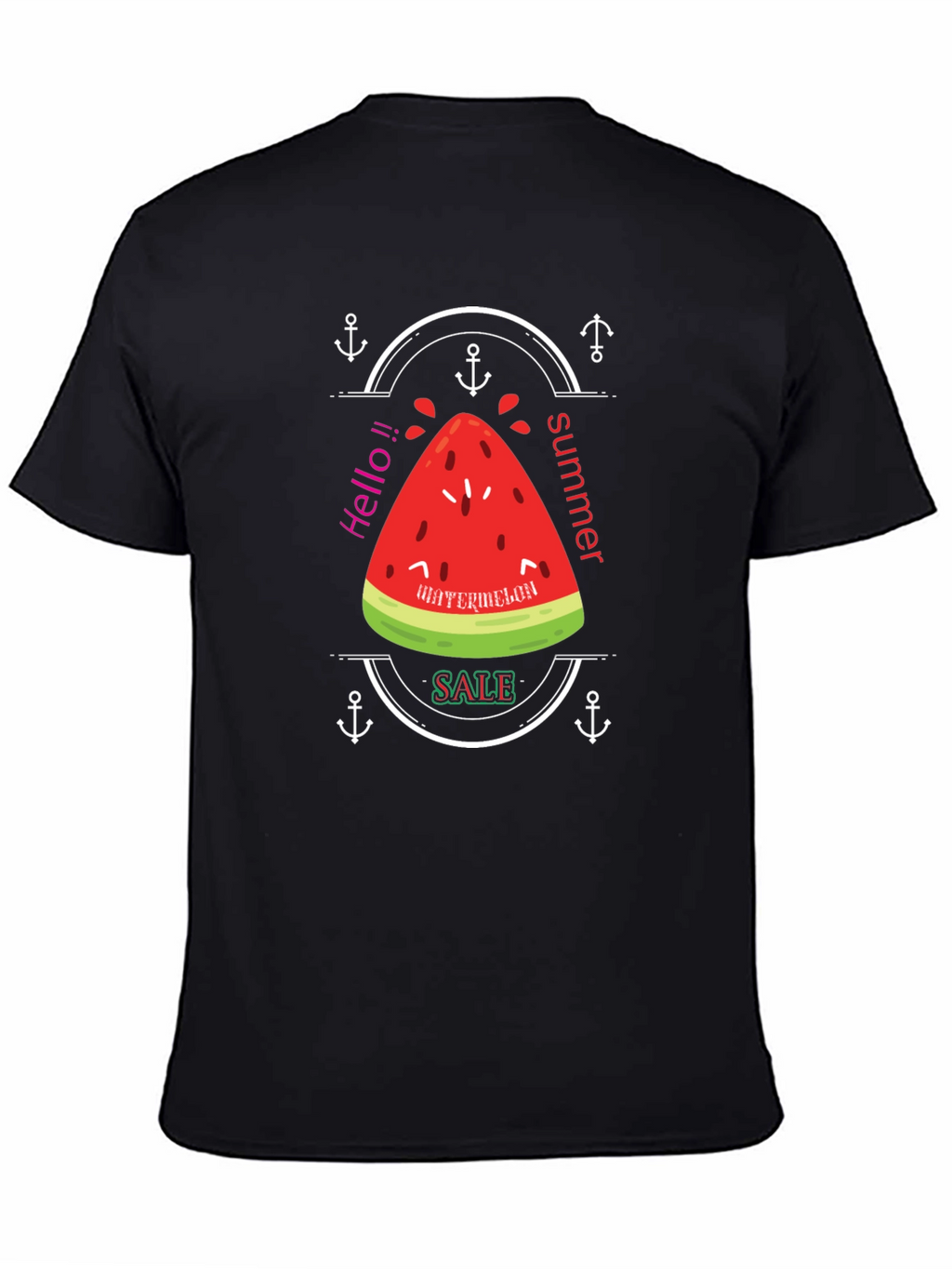 Summer Watermelon Graphic T-Shirt
