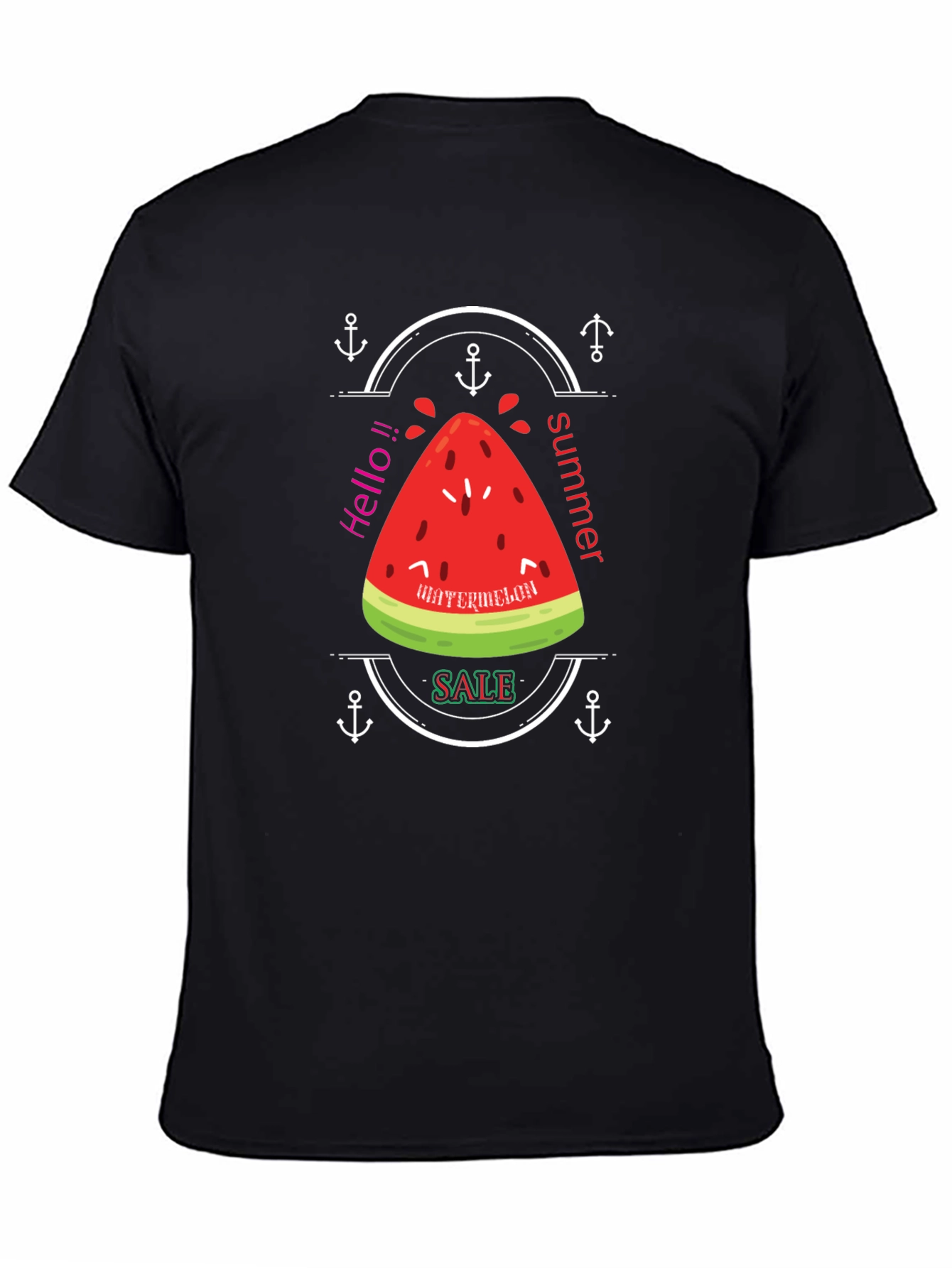 Summer Watermelon Graphic T-Shirt