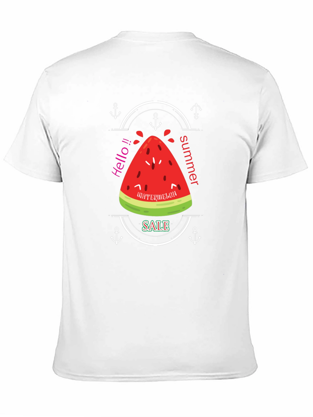 Summer Watermelon Graphic T-Shirt