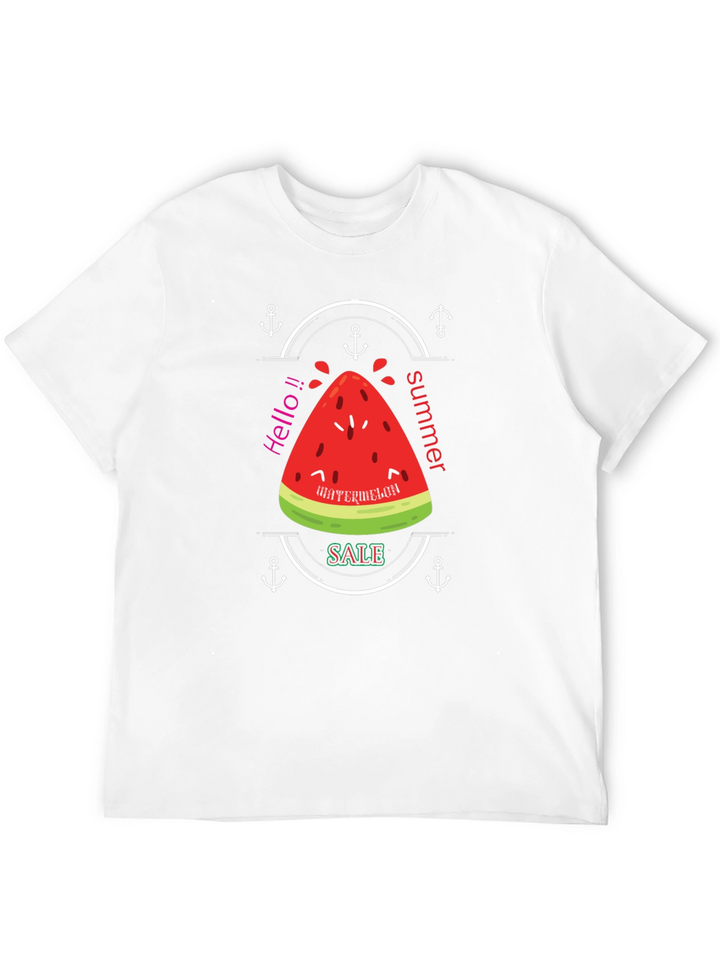 Summer Watermelon Graphic T-Shirt