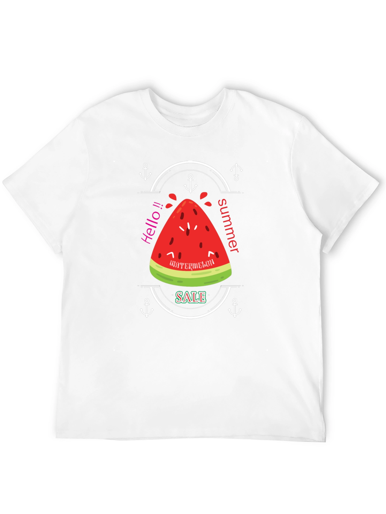 Summer Watermelon Graphic T-Shirt