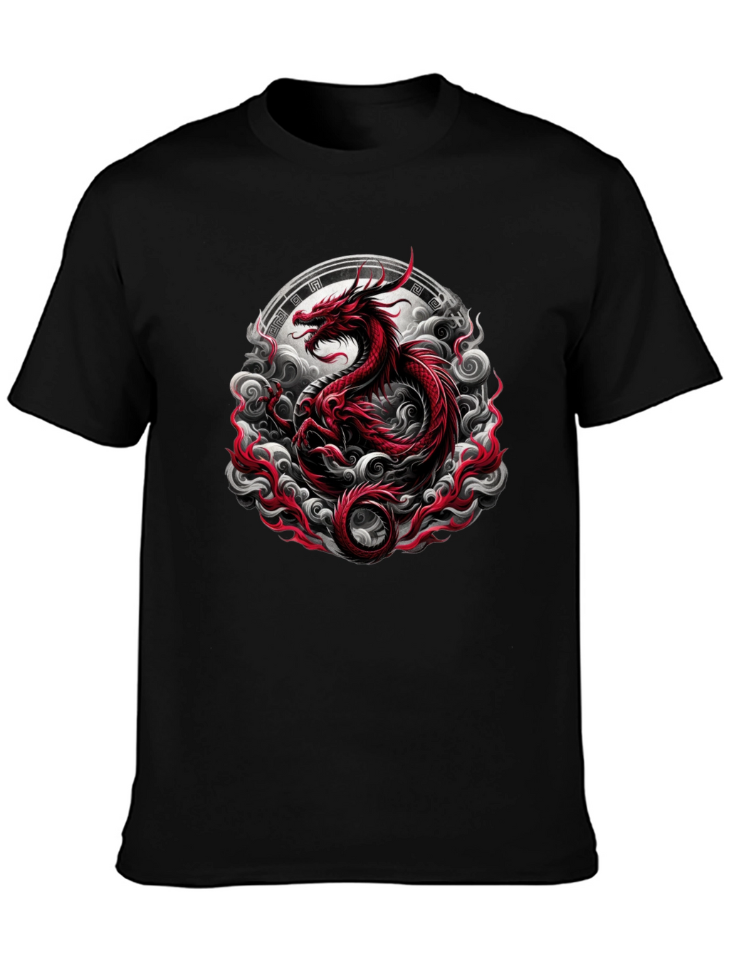 Red Dragon Graphic Tee - Bold Statement Piece
