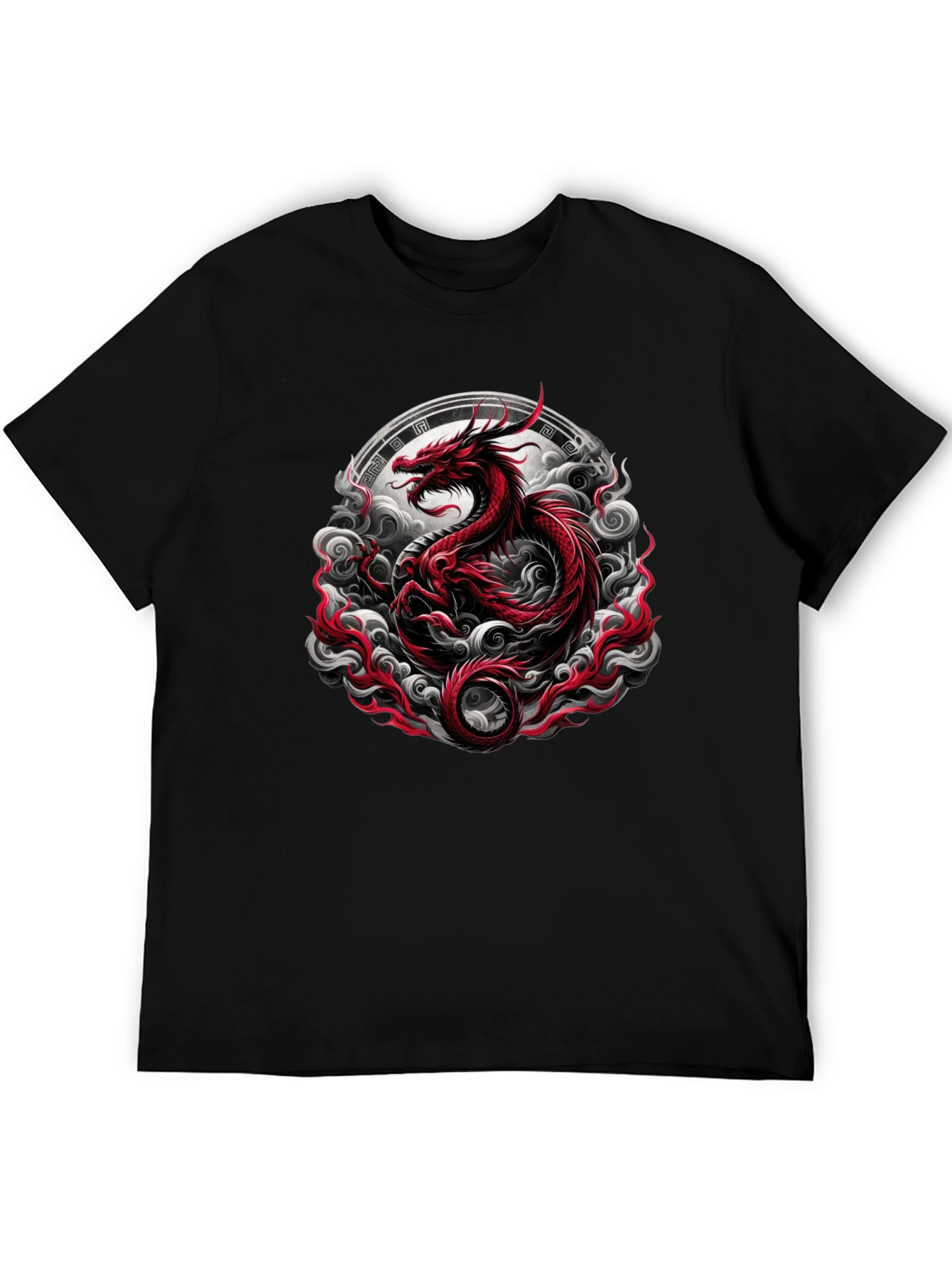 Red Dragon Graphic Tee - Bold Statement Piece