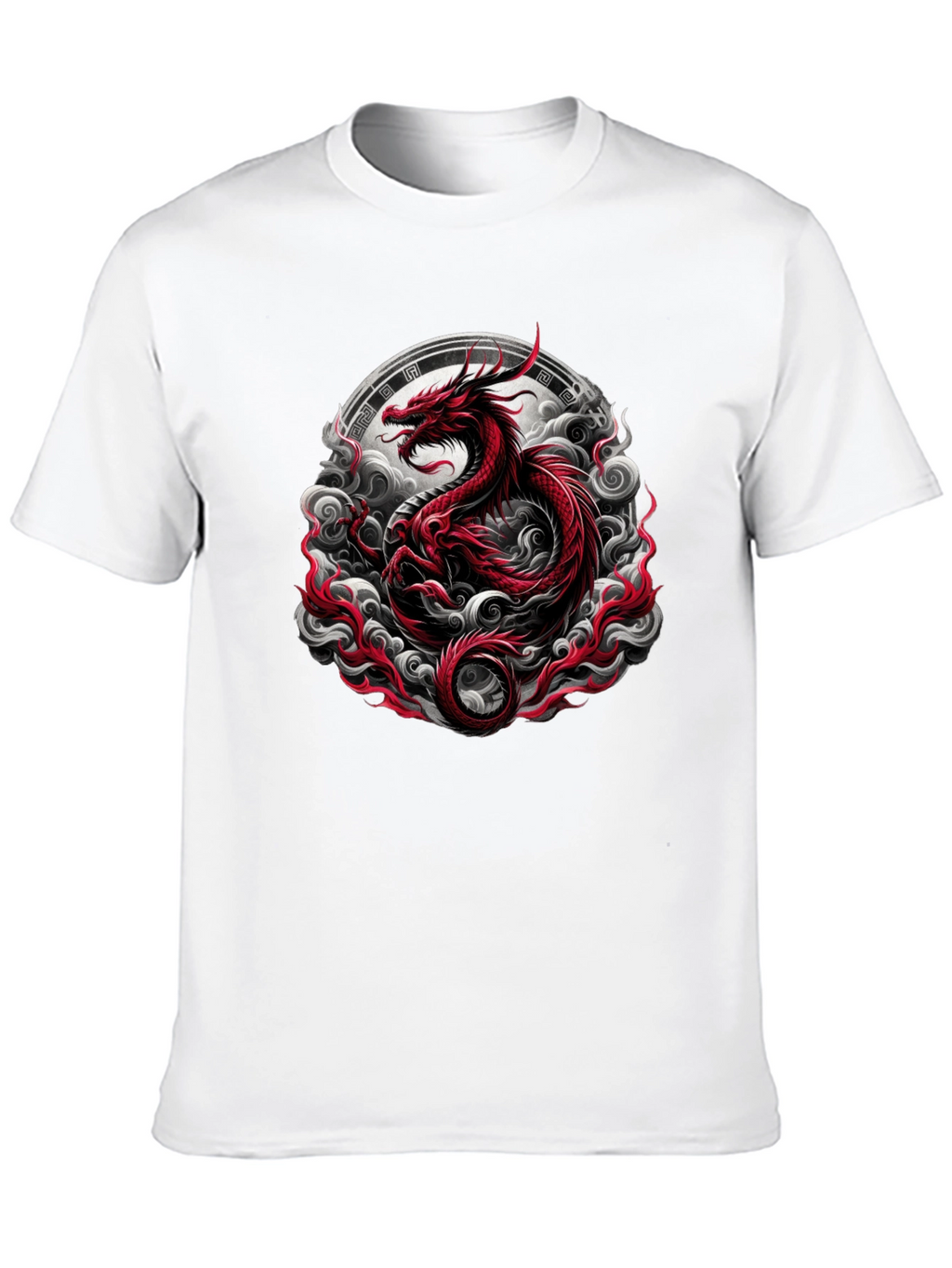 Red Dragon Graphic Tee - Bold Statement Piece