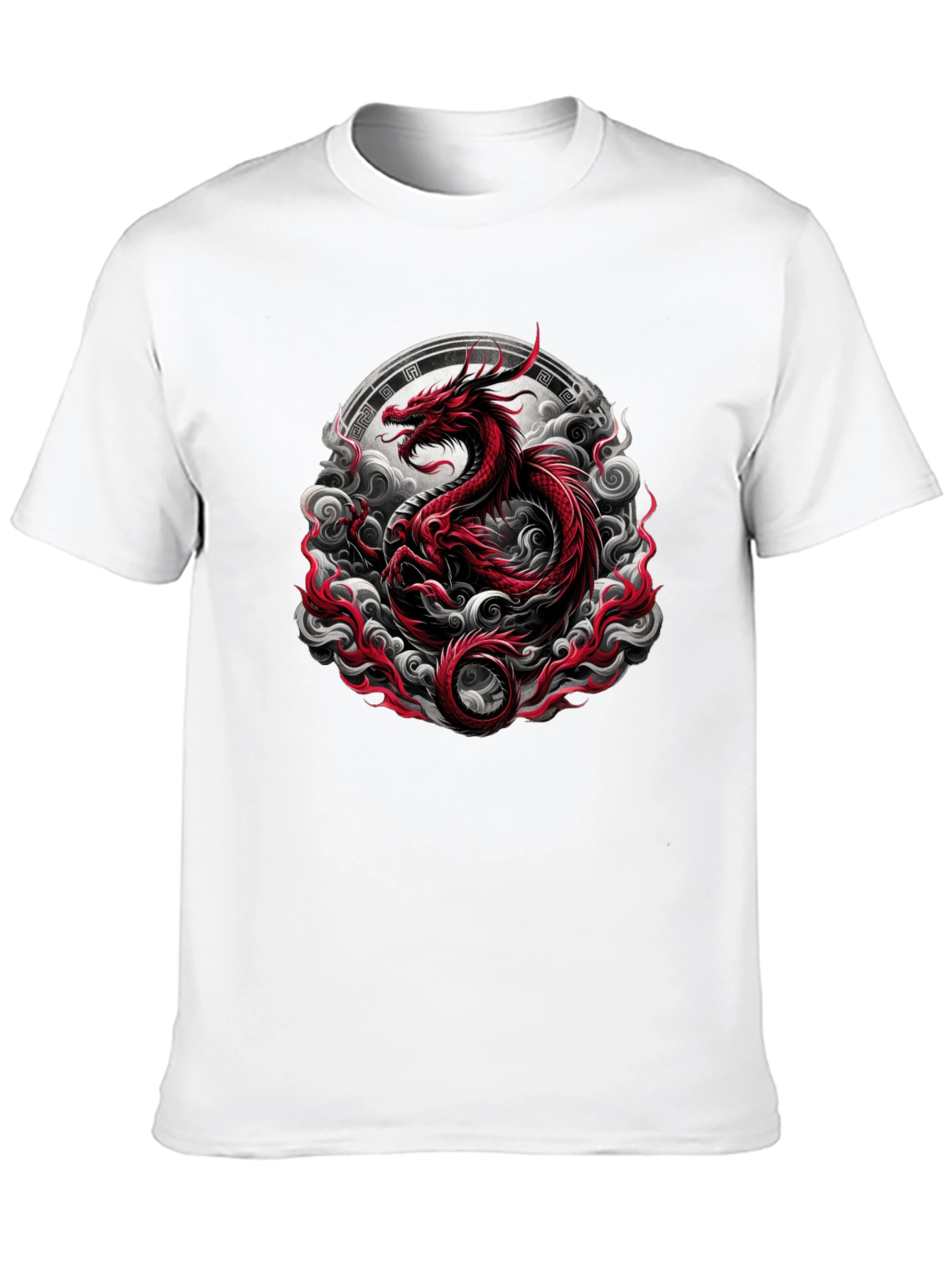 Red Dragon Graphic Tee - Bold Statement Piece