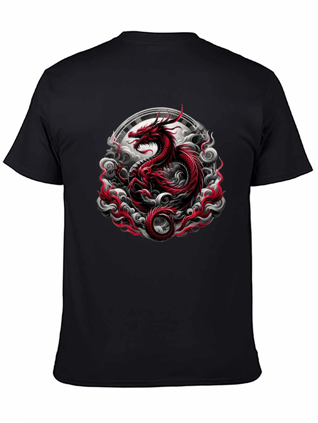 Red Dragon Graphic Tee - Bold Statement Piece