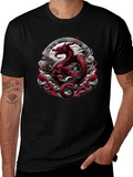 Red Dragon Graphic Tee - Bold Statement Piece