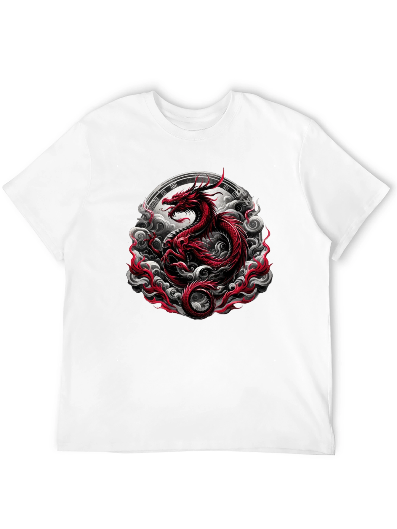 Red Dragon Graphic Tee - Bold Statement Piece